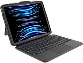 DEQSTER Prime Keyboard 13" iPad Air (M2/M3), QWERTY, układ niemiecki, Space gray (0810116970735) | 0810116970735 | 810116970735