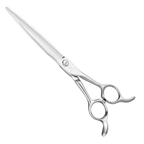 Jargem Premium Straight Scissors 7" – tiesios kirpimo žirklės su simetriška rankena.