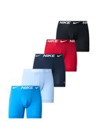 NIKE Underwear Boxer trumpikės mėlyna / azuro spalva / raudona / juoda / balta