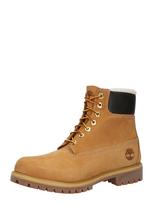 TIMBERLAND Auliniai batai su raišteliais medaus spalva / juoda