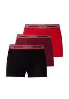 Calvin Klein Underwear Boxer trumpikės kraujo spalva / burgundiško vyno spalva / juoda