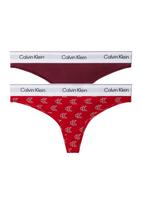 Calvin Klein Underwear Siaurikės raudona / vyšninė spalva / juoda / balta