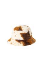 KANGOL Skrybėlaitė ruda / karamelės / balta