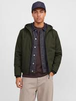 JACK & JONES Demisezoninė striukė 'JCOFUSION' tamsiai žalia