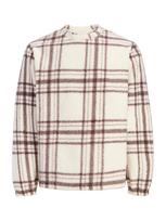 JACK & JONES Megztinis 'JORSebastian' ruda / balta