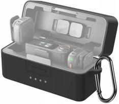 Silikoninis apsauginis dėklas DJI Mic 3 įkrovimo dėklui Puluz PU795B, 13 × 8 × 5 cm