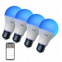 Išmaniosios LED lemputės Yeelight W4, E27, 4 vnt., 806 lm, 60 × 60 × 110 mm