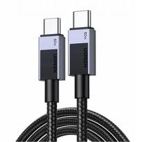 Ugreen L524 USB-C–USB-C kabelis, 1 m, 60 W, 3 A, pintas