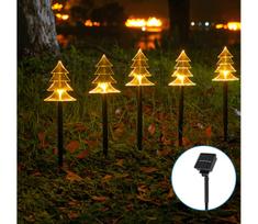 Aigostar LED saulės kalėdinė lemputė 1m IP65, 0,054W, šilta balta