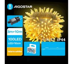 Aigostar - LED lauko kalėdinė girlianda 100xLED/8 funkcijų 13m IP44 šiltai balta