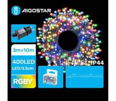 Aigostar - LED lauko kalėdinė girlianda 400xLED/8 funkcijų 13m IP44 daugiaspalvė