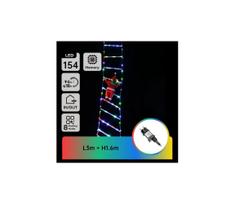 Aigostar - LED RGBY Lauko kalėdinė dekoracija 154xLED/3,6W/230V/8 funkcijos 1,6m IP44