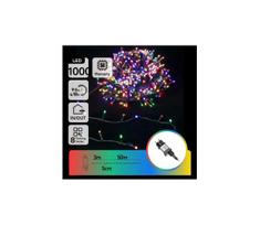 Aigostar - LED lauko kalėdinė girlianda, 1000 LED, 8 funkcijos, 53 m, IP44, įvairiaspalvė
