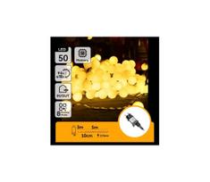 Aigostar - LED lauko dekoratyvinė girlianda 50xLED/3,6W/230V/8 funkcijų 5m IP44 šiltai balta