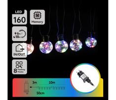Aigostar - LED RGBY Lauko dekoratyvinė girlianda 160xLED/3,6W/230V 10m IP44