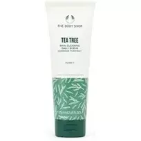„The Body Shop“ „Tea Tree Skin Clearing Daily Scrub“ – valomasis šveitiklis probleminei ir jautriai odai, 125 ml