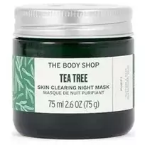 „The Body Shop“ „Tea Tree Skin Clearing Night Mask“ – naktinė valomoji kaukė probleminei ir jautriai odai, 75 ml