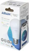Airam SmartHome -vakiolampu, E27, opalas, 806 lm, derinamas baltas, WiFi