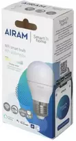 „Airam SmartHome“ dekoratyvinė lempa, E27, opalas, 470 lm, reguliuojama balta šviesa, „Wi-Fi“