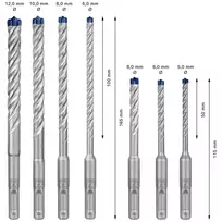 BOSCH SDS PLUS-7X DRILL BIT SET OF 7pcs.