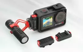 Foldable magnetic mounting adapter for DJI Action 5 Pro