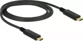 „Delock USB 10Gbps kabelis USB Type-C™ į USB Type-C™, 1 m, PD 5 A, E-ženklas“