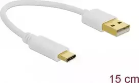 „Delock USB įkrovimo laidas, Type-A į USB Type-C™, 15 cm“