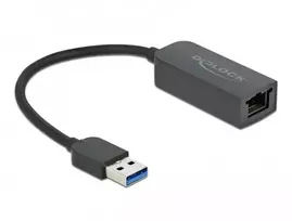 „Delock USB tipo A tinklo adapteris, 2,5 Gigabit LAN, 1 x RJ45, kompaktiškas“