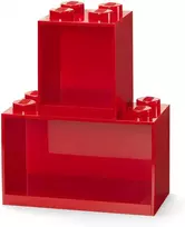 Room Copenhagen LEGO Regal Brick Shelf 8+4, Set 41171730 (red, 2 shelves)