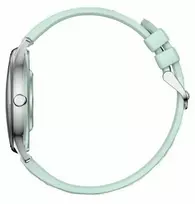 Smart Watch COLMI L28 (Srebrno-zielony + zielony pasek skórzany)