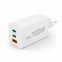 HAMA greitojo įkrovimo įrenginys GaN, 2x USB-C PD, 1x USB-A Q