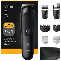 Braun Series 5 All-In-One Style Kit AIO5540, Hair Clipper Black, 9-in-