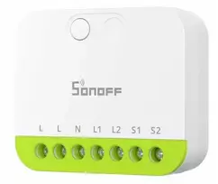 Dviejų kanalų „Sonoff MINI-ZB2GS“ „ZigBee“ mini jungiklis