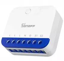 Išmanusis „Sonoff MINI-DIM Matter“ mini valdiklis / apšvietimo reguliatorius su „Wi-Fi“