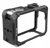Metalowa obudowa ochronna z przyłączem zimna stopka Puluz dla DJI Osmo Action 6