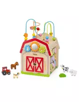 VIGA medinis edukacinis kubas „Activity Farm“ 7 viename