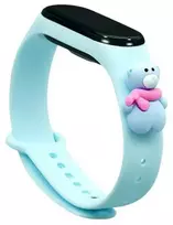 Xiaomi Mi Band 5/6 Light Blue Xmas Bear