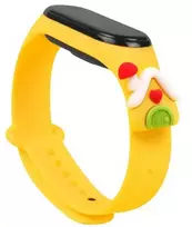 Xiaomi Mi Band 5/6 Yellow Xmas House