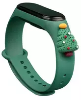 Xiaomi Mi Band 3/4 Green Xmas Christmas Tree 2