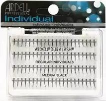 „Ardell Individual Medium“ juodos (W) dirbtinių blakstienų pluošteliai, 56 vnt.