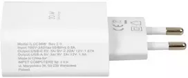 C-36 USB-C cable / USB-A+USB-C White