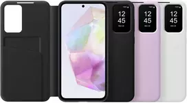 "Smart View Wallet Case for Samsung Galaxy A35 Black"(EF-ZA356CBEGWW)