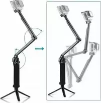 Three Arm Grip Monopod for GoPro / Sjcam / Xiaomi