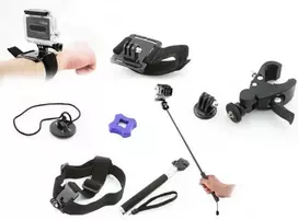 Set of Mounting Accessories for GoPro HERO 4/ 3+/ 3/ 2
