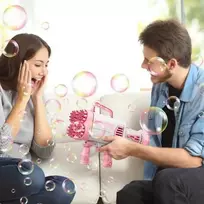 Rocket Bazooka 64 Bubble gun Pink