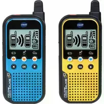 VTech Kidi Talkie, Walkie-Talkie (blue / yellow, 2 pieces)