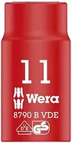 Wera Cyclops socket wrench bit 11x46 - 8790 B VDE, insulated, with 3/8