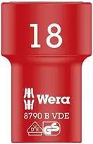 Wera Cyclops socket wrench bit 18x46 - 8790 B VDE, insulated, with 3/8