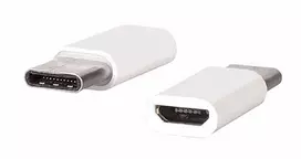 Adapter Micro USB to USB Type-C White