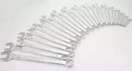 Combination wrench set 600N / 30, 30 pieces, wrench (chrome-plated)